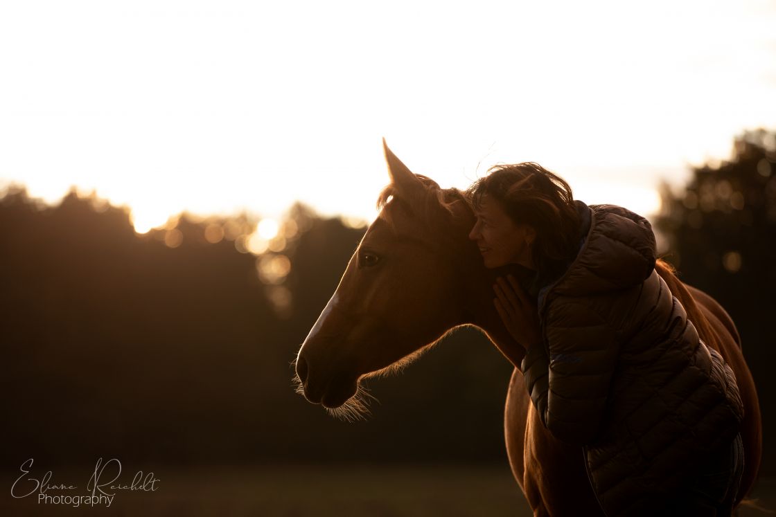 Quarter im Sonnenuntergang